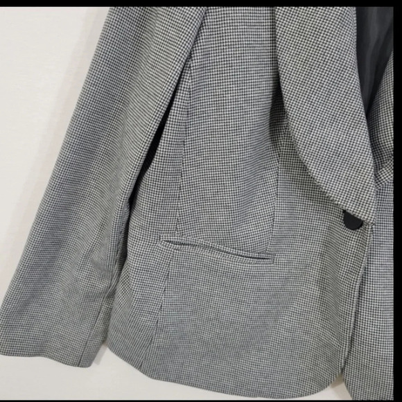 Calvin Klein Micro Houndstooth Jacket Blazer size 18 - Picture 4 of 9